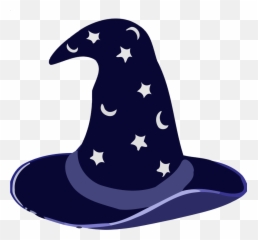 Gandalf Magician Hat Clip Art - Clip Art Witches Hat Blue Emoji,Witch Hat Emoji