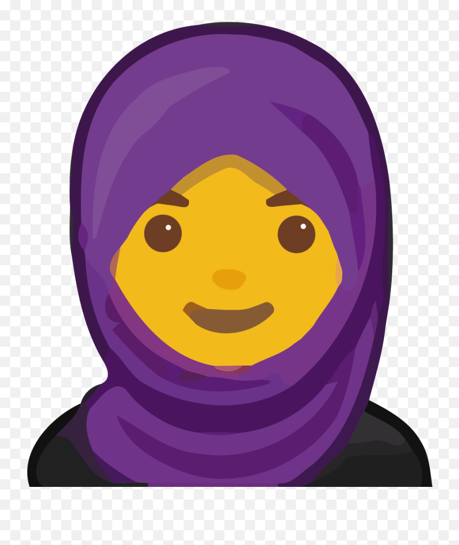 Androido New Hijab Emoji For Muslim - Woman With Headscarf Emoji,Religious Emoji