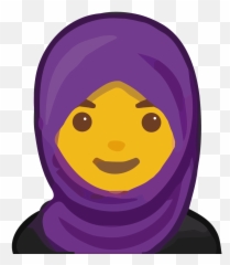 Androido New Hijab Emoji For Muslim - Woman With Headscarf Emoji,Religious Emoji