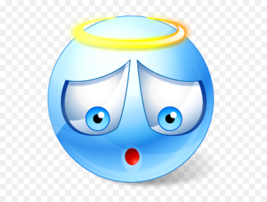 Icons Land Angel Smiley Free Images At Clkercom - Vector Emoji,Angel Emoticon On Fb