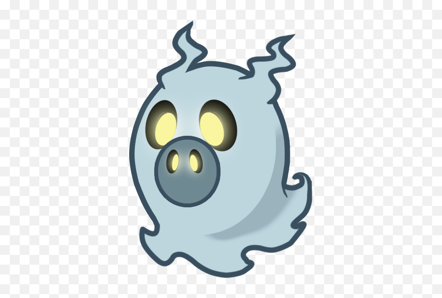 Download Floating Whisper Ghost Mascot - Angry Birds Ghost Angry Bird Epic Pigs Emoji,Pig Emoji Png