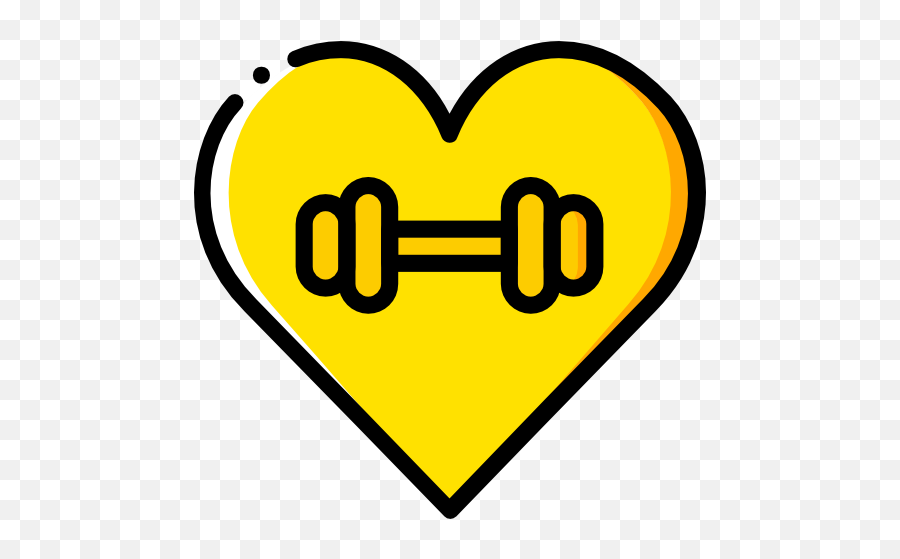 Heart Love Gym Lifestyle Sports And Competition Icon - Fitness Gym Icon Png Emoji,Referee Whistle Emoji