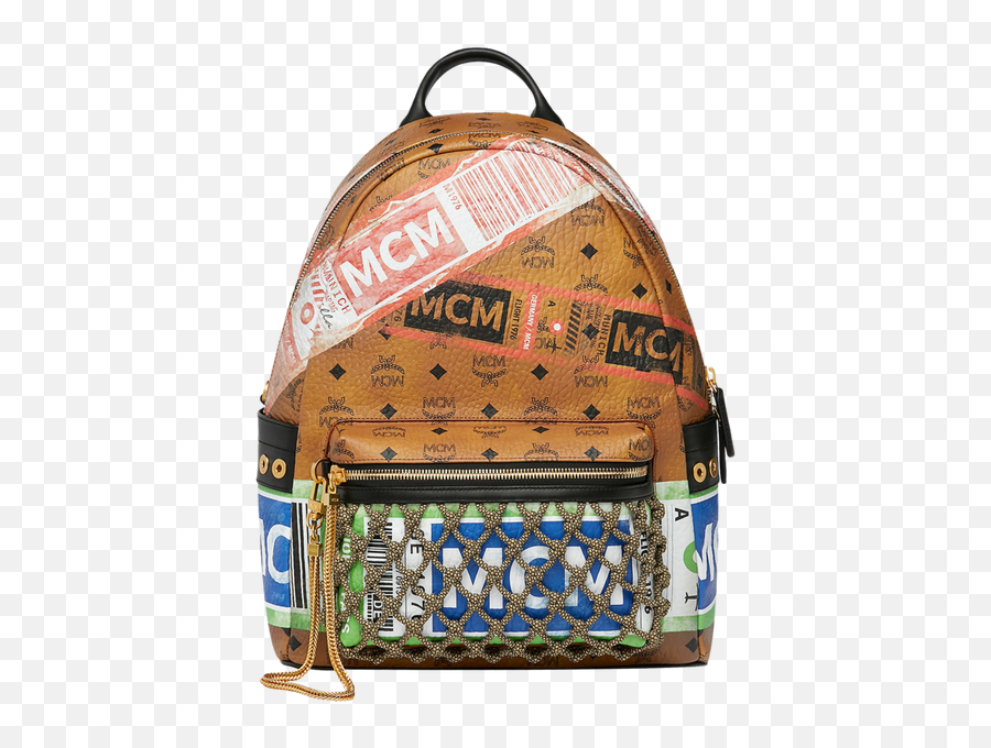 Flight Print Visetos Cognac - Mcm Bag Flight Print Emoji,Emoji Backpack Nordstrom