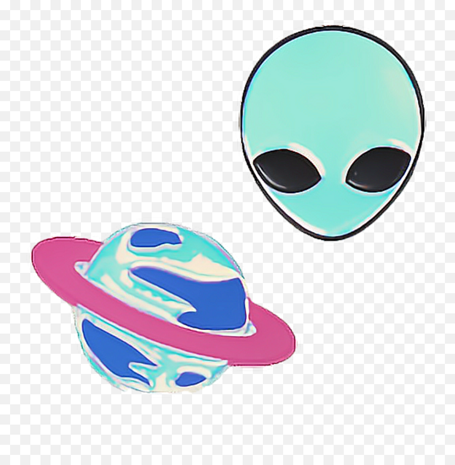 Overlays Png Tumblr Aliens Clipart - Full Size Clipart Dot Emoji,Alien Emoji Background Tumblr