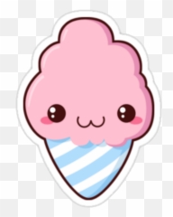 Girly Cute Sticker Pink Sticker By Carolynemalan2 - Cotton Candy Sticker Png Emoji,Glam Emoji Birthday Party