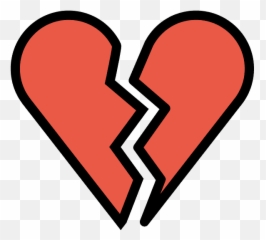 Broken Heart Emoji,Heartbreak Emoji
