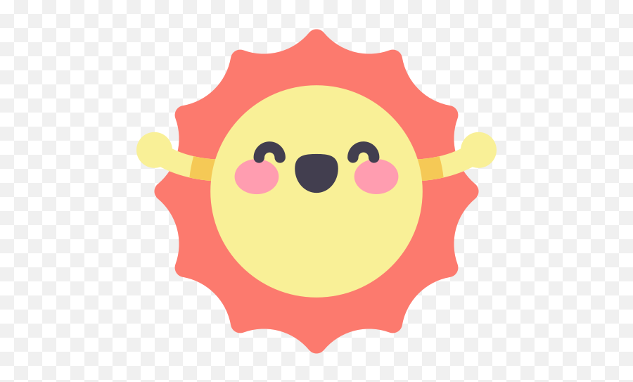 Sun - Free Nature Icons Happy Emoji,Facebook Surfboard Emoticon