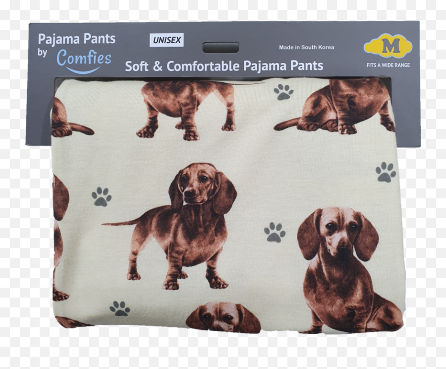 Dog Print Lounge Pants - Variety Of Breeds Available Dachshund Emoji,Soft Pj Pants Emojis