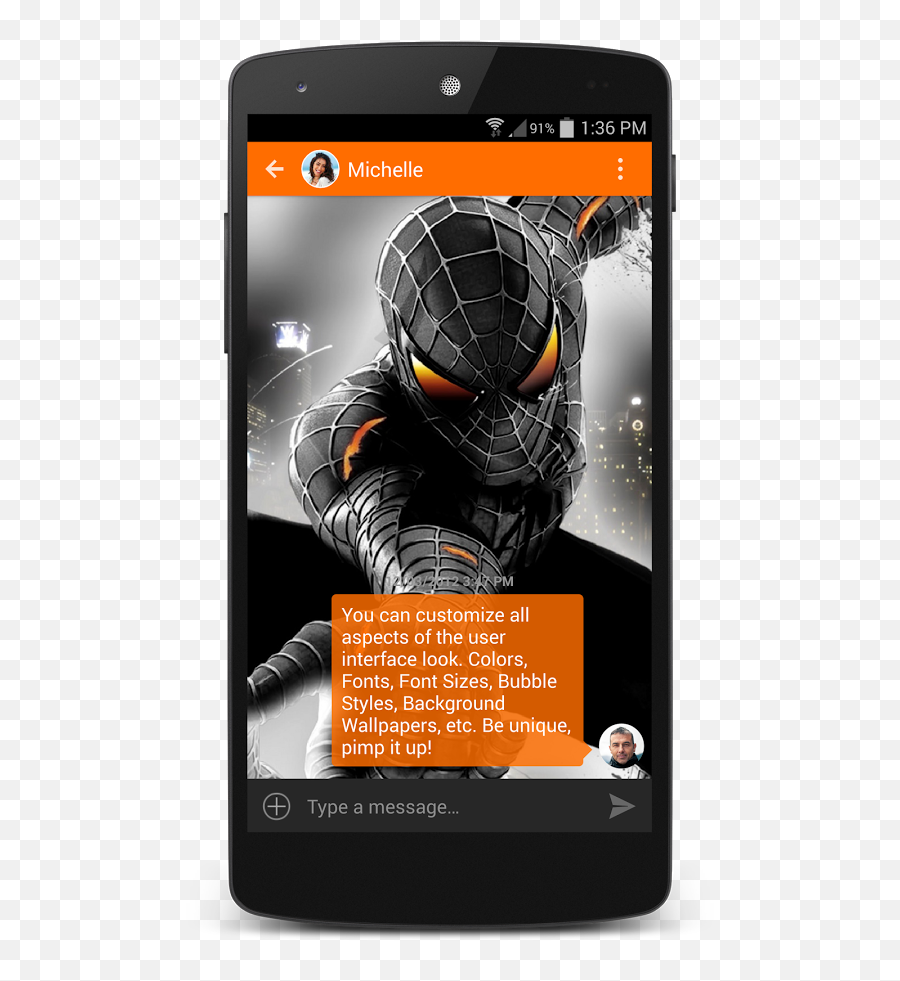Chomp Sms Apk Thing - Android Apps Free Download Dark Spiderman Emoji,Pimp Emoji