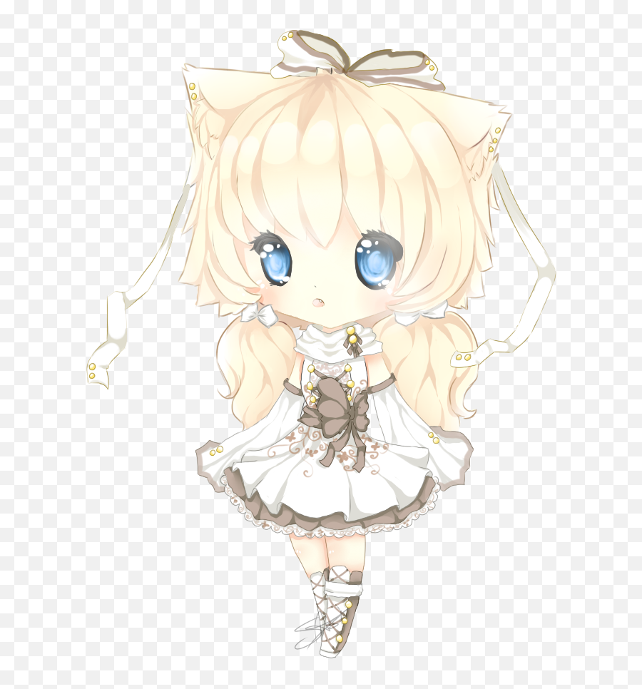 Cute Chibi Girl - Fictional Character Emoji,Japanese Chibi Emojis