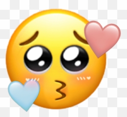 The Most Edited Emojicute Picsart - Pleading Face Emoji With Peace Sign,Tf2 Pancakes Emoticon