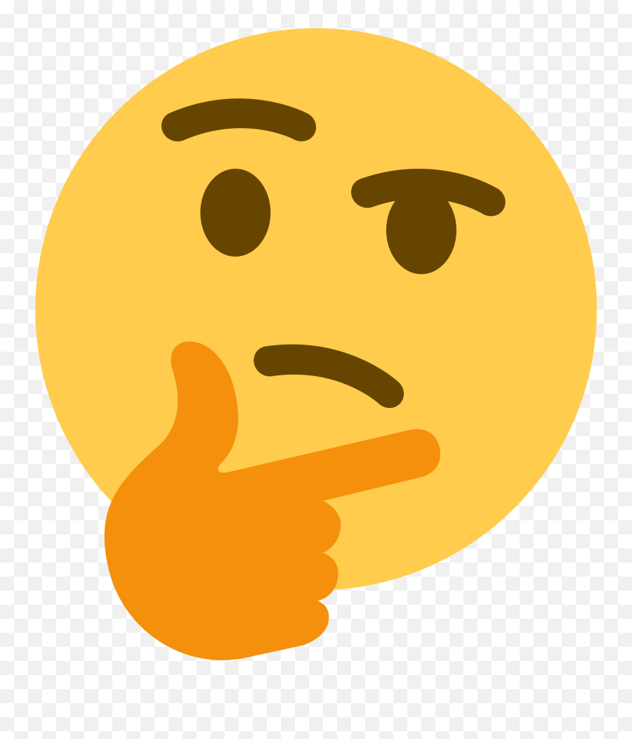 Thinking Face Emoji - Thinking Face Emoji Transparent,Emoji Meme