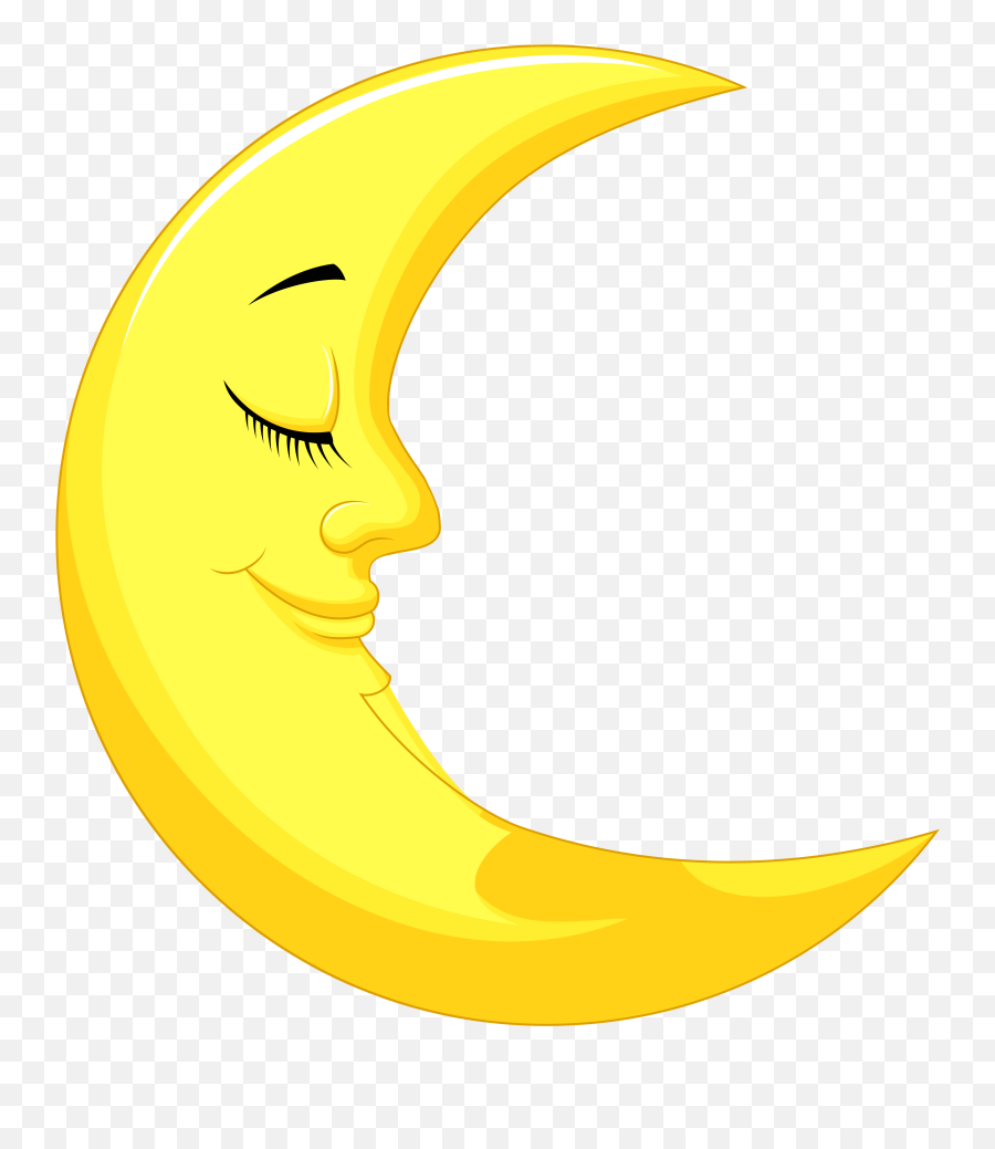 Clipart Moon Clipart Moon Transparent Free For Download On - Transparent Sleeping Moon Png Emoji,Cresent Moon Emoji