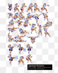 Street Fighter Ii - Street Fighter 2 Chun Li Sprite Emoji,Street Fighter 2 Moves List Emoticons