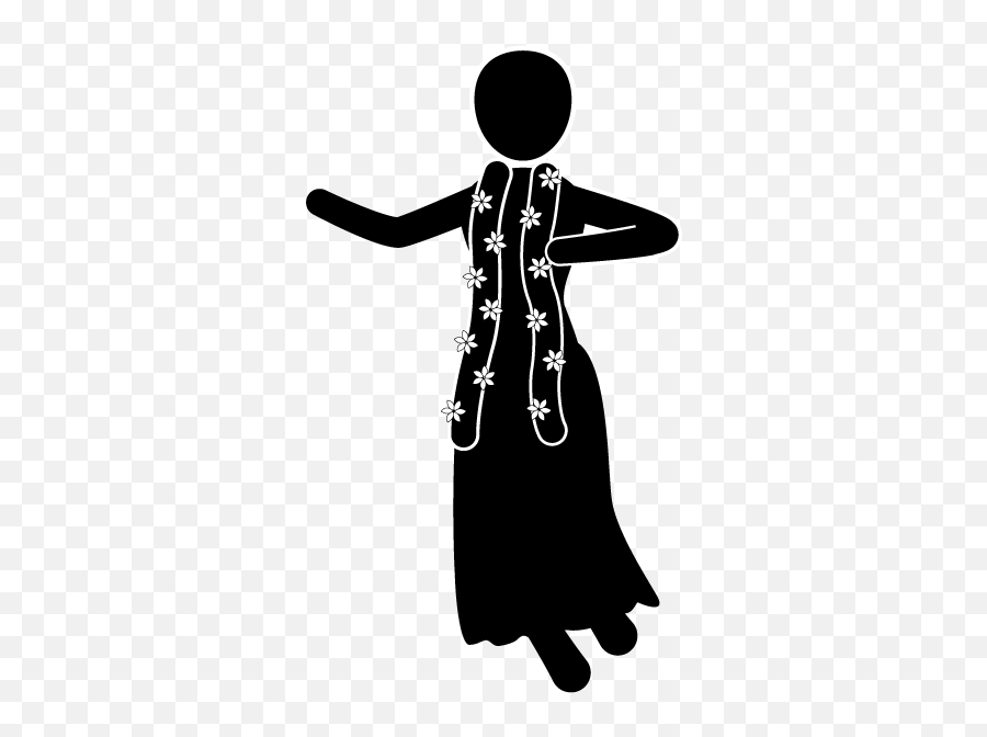 Pictogram Illustration Clip Art Dance - For Women Emoji,Hula Dancer Text Emoticon
