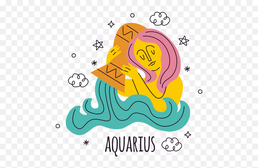 Aquarius Stickers - Free Shapes And Symbols Stickers Language Emoji,Twitter Emoticons Aquarius