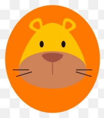 Cute Lion Face Clipart - Happy Emoji,Lion Face Emoji