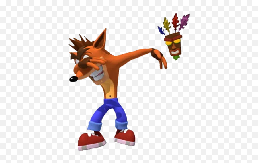 Crash Bandicoot 2of 2 Whatsapp Stickers - Stickers Cloud Crash Bandicoot Dab Emoji,Crash Bandicoot Emojis