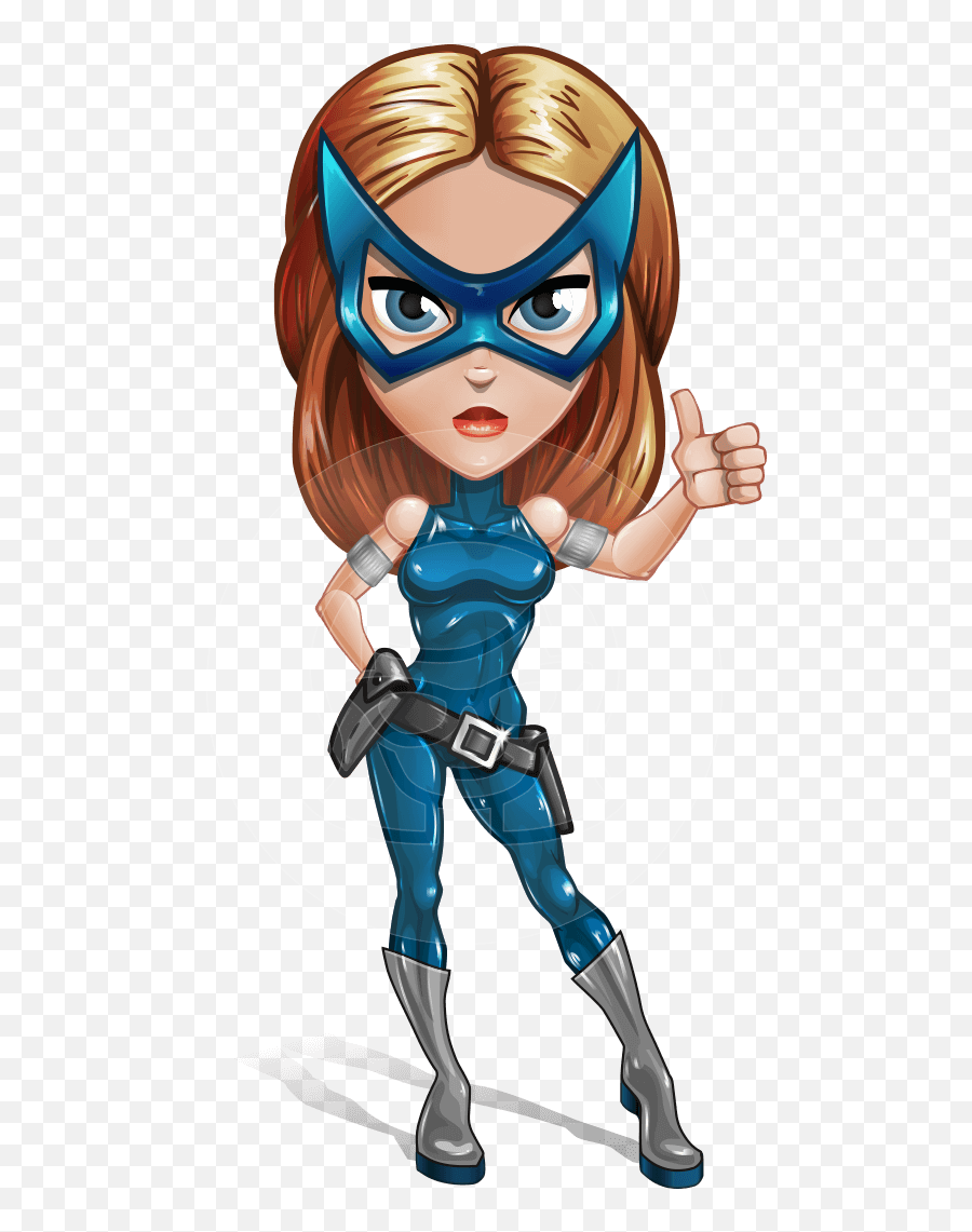 Pretty Superhero Woman With Mask - Superhero Emoji,Showing Emotion With Masks Superheroes