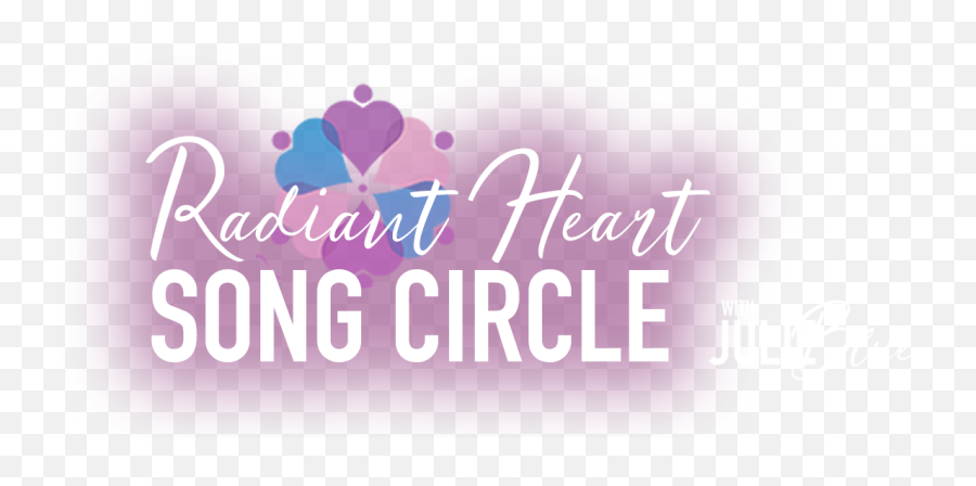 Radiant Heart Song Circle With Julie Blue Emoji,Blue Circl M Emoji