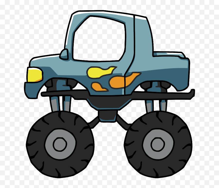 Clipart Monster Truck Png Transparent - Big Monster Trucks Png Emoji,Monster Truck Emoji