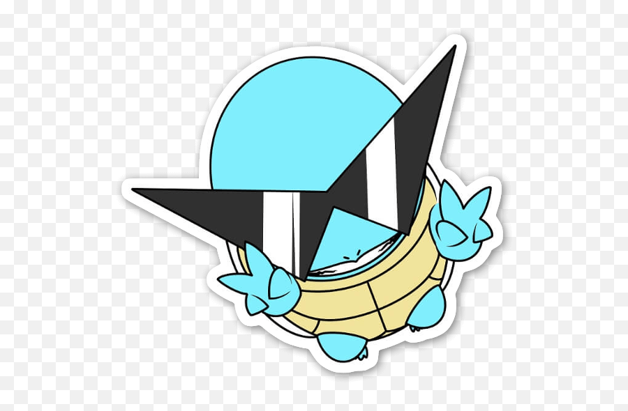 Die Cut Squirtle U2013 Stickerapp Shop Emoji,Squirtel Emoji Transparent