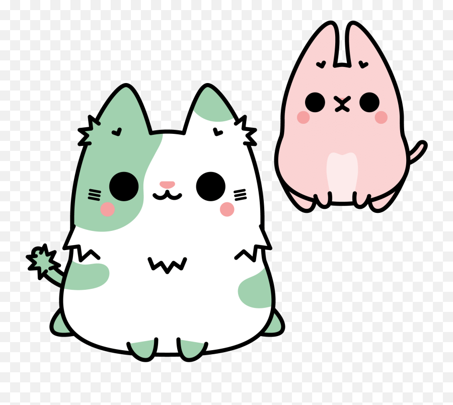 Trash Munch Cats Emoji,Pusheen Emotions Happyt