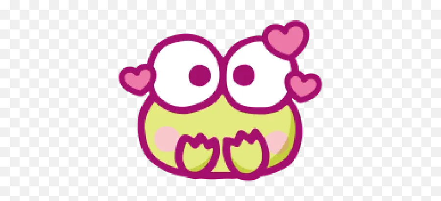 Kerokerokeroppi Emoji Love - 1 Sticker Pack Stickers Cloud,2 Pink Heart Circling Emoji