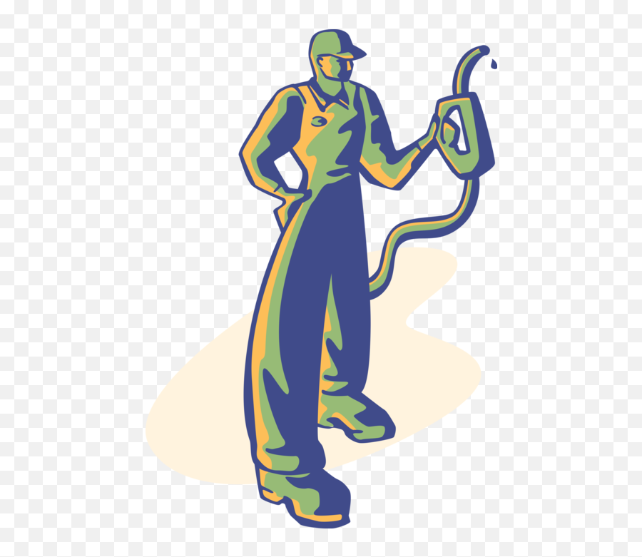 Gas Clipart Service Station Gas - Tradesman Emoji,Emoji Gas Station