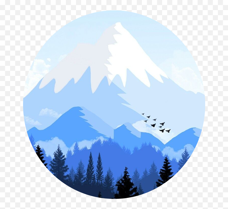 The Coolest Mountain Nature Images And Photos On Picsart - Nature Stickers Emoji,Mountain Emoji Transparent