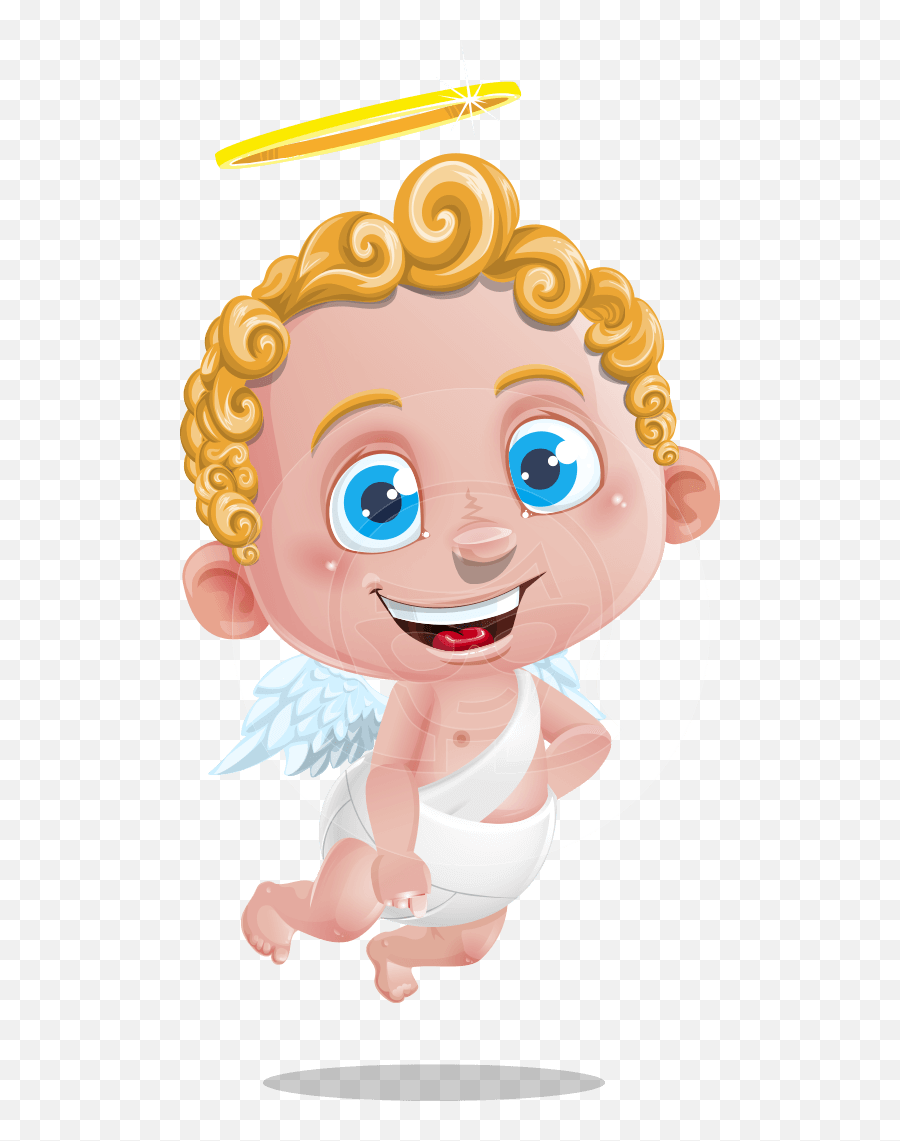 Cupid Cartoon Character Illustrations Set Graphicmama - Cupid Cartoon Characters Emoji,Cartoon Eyes Emotions
