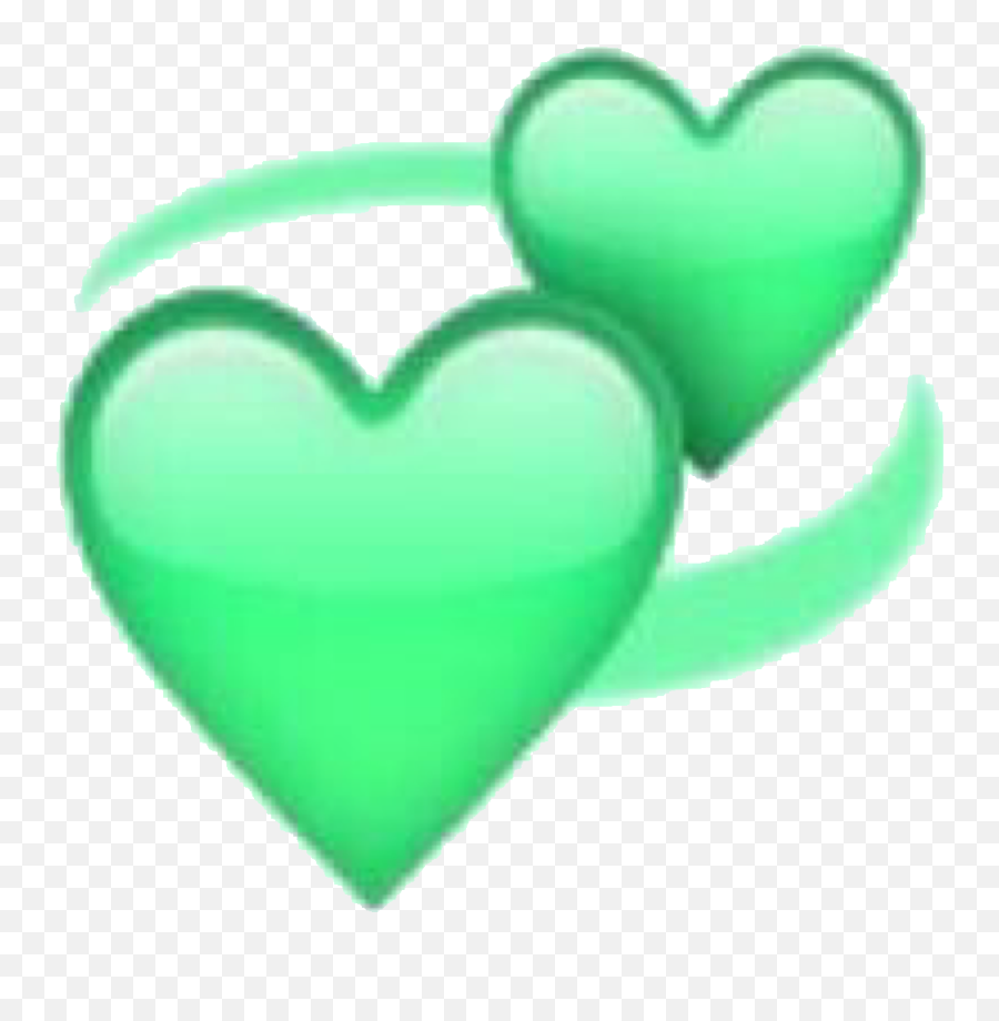 Heart Hearts Green Greenhearts Sticker By Inactive - Love Green Heart Emoji,Swirly Emoji