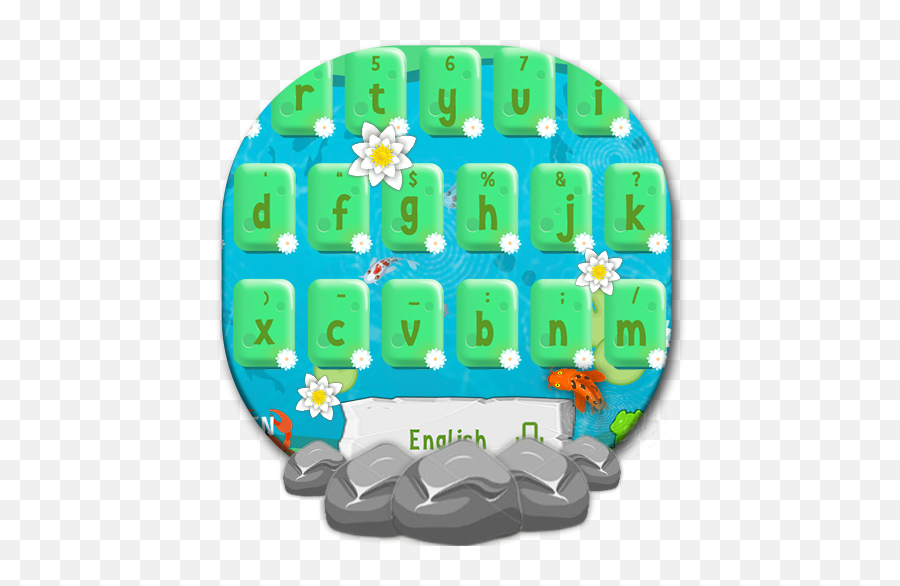 Fish Pond Gravity Keyboard Theme - Google Play Dot Emoji,Lily Pad Emoji