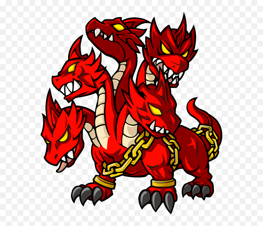 Hydra Sticker - Dragon Emoji,Hydra Emoji