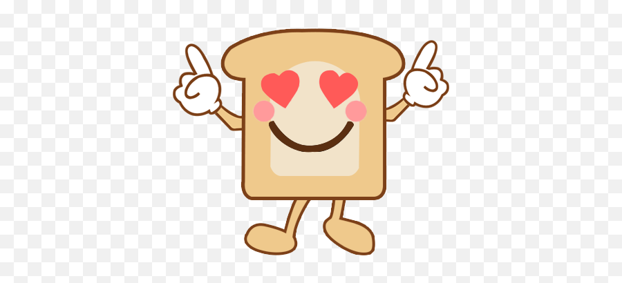 Game Hottie Bread - Stickers U0026 Emoticons Happy Emoji,Bread Emoticon