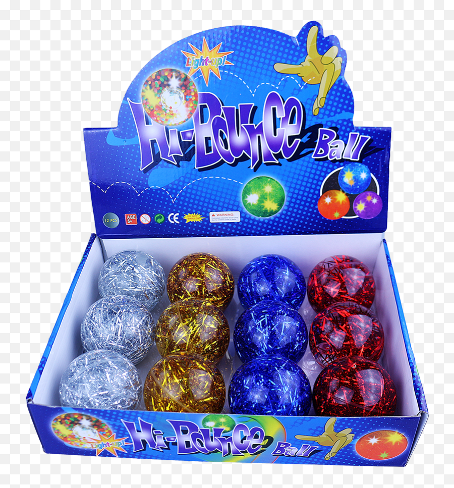 China Flashing Bouncy Ball China Flashing Bouncy Ball - Sparkly Emoji,Glitter Ball Emoji