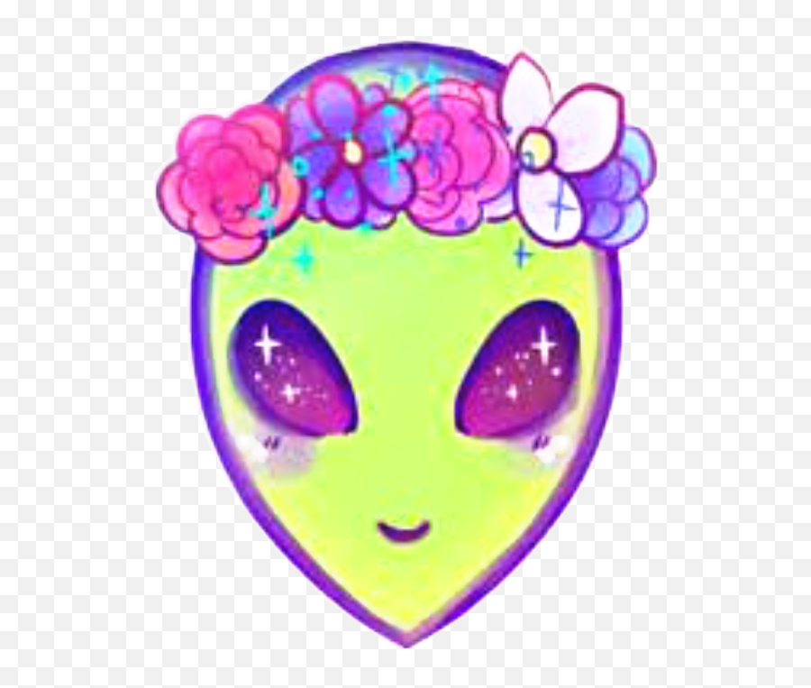 Tumblr Alien Png - Cute Alien Cute Alien Stickers Cute Alien Stickers Png Emoji,Alien Emoji Background Tumblr
