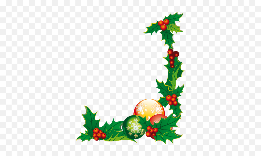 Christmas Corner Floral Sticker - Christmas Decoration Sticker Emoji,Country Corner Decorations & Emotions Clock
