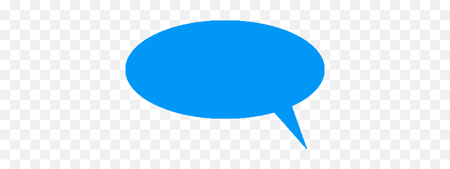 Speech Bubbles By Sascha Czopowski - Gif Message Png Emoji,Emoticons Biru