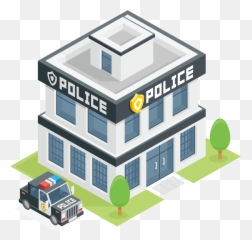 Download Image Freeuse Stock Police - Police Department Police Station Clipart Emoji,Police Officer American Flag Emoji
