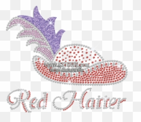 Download Sparkle Red Hatter Nailhead - Girly Emoji,Bling Iron On Emojis
