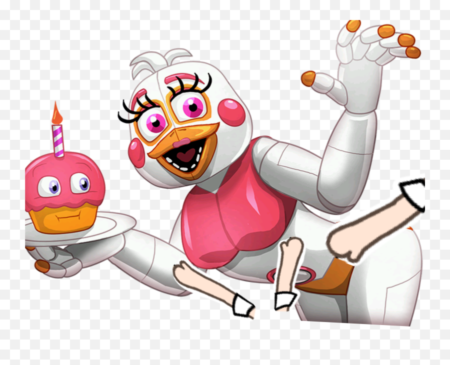 Funny - Funtime Chica Emoji,Touched The Butt Emoji Funny - Funtime Chica Emoji,Touched The Butt Emoji