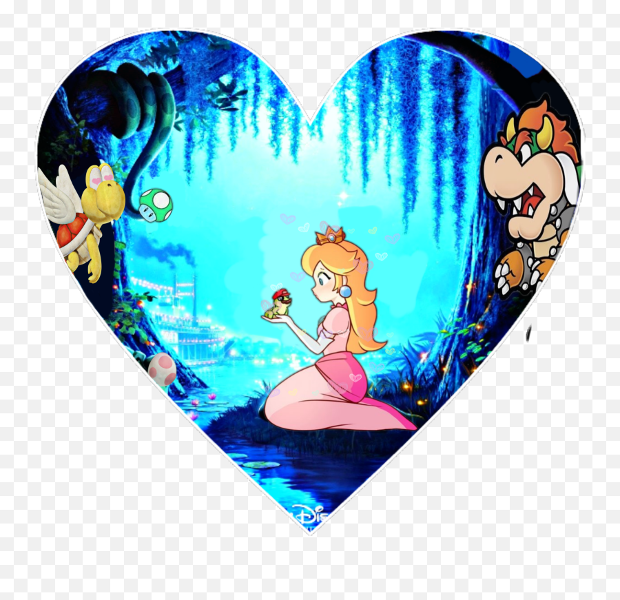 Mariobros Peach Love Sticker - Girly Emoji,Peach Emoji Gener