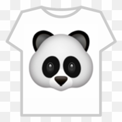 Panda Roblox Shirt - Emoji Panda Iphone,Emoji Roblox Shirt