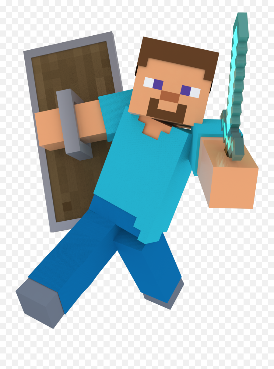 Fan Made Steve Render - Png Steve Render Emoji,Minecraft Birthday Steve Emoji