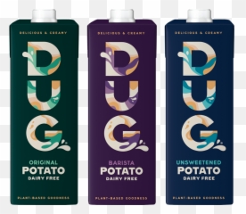 Dug Plant - Based Drinks Rooted In Genius Dug Drinks Emoji,Emojis Drinking Milk