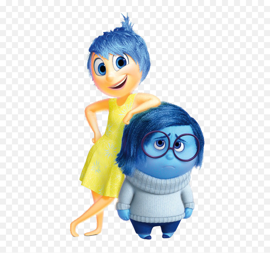Disney Inside Out Joy And Sadness - Joy Sadness Emoji,Pixar Movie About Emotions