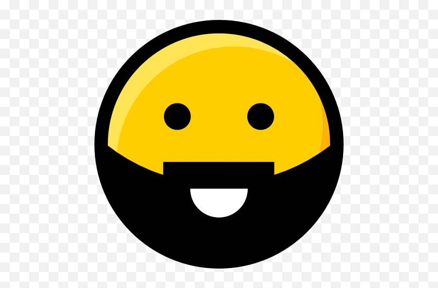 Emoji Smileys Interface Faces Beard - Happy Face With Beard,Beard Emoji