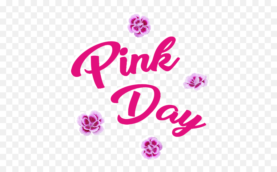 Pinkkisses Pink Day Sticker - Pinkkisses Pink Day Pinklove Girly Emoji,Flowers Animated Emoticons