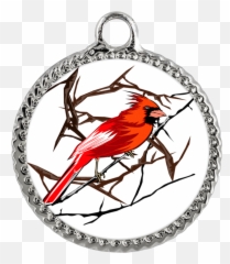 Northern Cardinal Bird Necklace Deco - Timer Emoji,Cardinal Bird Facebook Emoticon